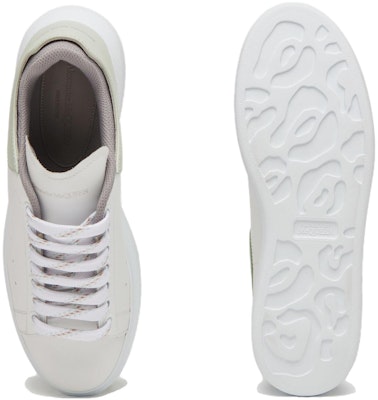 (Women) Alexander McQueen Oversized White Mint Cement 697103WIE968720 Purchase (Women) Alexander McQueen Oversized White Mint Cement 697103WIE968720