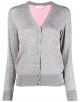 (Women) Alexander McQueen Patchwork Knit Long Sleeve Sweater Grey. 667839-Q1AVV-1101 (Women) Alexander McQueen Patchwork Knit Long Sleeve Sweater Grey. 667839-Q1AVV-1101