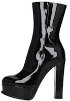 (Women) Alexander McQueen Platform Ankle Boot 'Black Patent Leather' 710037WHJU01000 (Women) Alexander McQueen Platform Ankle Boot 'Black Patent Leather' 710037WHJU01000