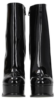 (Women) Alexander McQueen Platform Ankle Boot 'Black Patent Leather' 710037WHJU01000 Shop (Women) Alexander McQueen Platform Ankle Boot 'Black Patent Leather' 710037WHJU01000