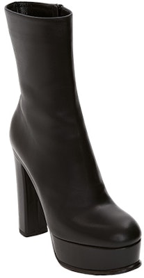 (Women) Alexander McQueen Platform Ankle Boot Black 710037WIC701000 Order (Women) Alexander McQueen Platform Ankle Boot Black 710037WIC701000