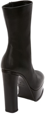 (Women) Alexander McQueen Platform Ankle Boot Black 710037WIC701000 Lookbook (Women) Alexander McQueen Platform Ankle Boot Black 710037WIC701000
