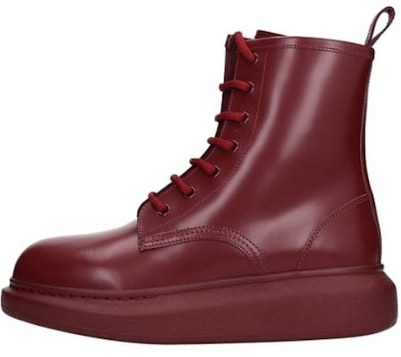 (Women) Alexander McQueen Platform Ankle Boots 'Deep Red' 586394WHX516097 Buy (Women) Alexander McQueen Platform Ankle Boots 'Deep Red' 586394WHX516097