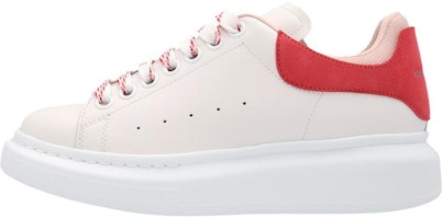 (Women) Alexander McQueen Oversized Low-Top Sneakers 'Beige Red' 697103WIBNH9889 (Women) Alexander McQueen Oversized Low-Top Sneakers 'Beige Red' 697103WIBNH9889