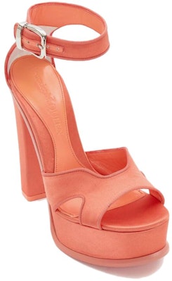(Women) Alexander McQueen Platform Sandal 'Apricot Satin Orange' 710042W4GP87876 Lookbook (Women) Alexander McQueen Platform Sandal 'Apricot Satin Orange' 710042W4GP87876
