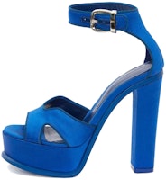 (Women) Alexander McQueen Platform Sandal 'Blue Satin' 710042W4GP84394 (Women) Alexander McQueen Platform Sandal 'Blue Satin' 710042W4GP84394