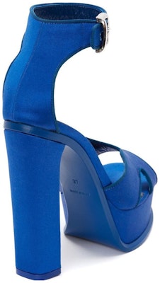 (Women) Alexander McQueen Platform Sandal 'Blue Satin' 710042W4GP84394 Purchase (Women) Alexander McQueen Platform Sandal 'Blue Satin' 710042W4GP84394