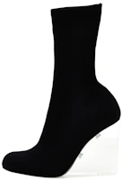 (Women) Alexander McQueen Platform Slip-On Bootie 'Black Fabric' 745214W4WH01000 (Women) Alexander McQueen Platform Slip-On Bootie 'Black Fabric' 745214W4WH01000