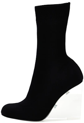 (W) Alexander McQueen Plattform Slip-On Stiefelette ''Schwarzer Stoff'' 745214W4WH01000 Buy (W) Alexander McQueen Plattform Slip-On Stiefelette ''Schwarzer Stoff'' 745214W4WH01000