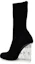 Lookbook (W) Alexander McQueen Plattform Slip-On Stiefelette ''Schwarzer Stoff'' 745214W4WH01000