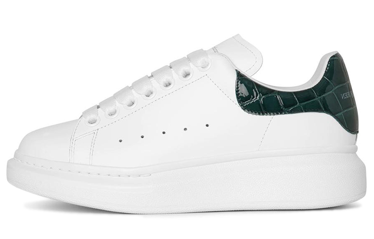 (Women) Alexander McQueen Platform Sneaker 'White Green' 553770WIAF89448