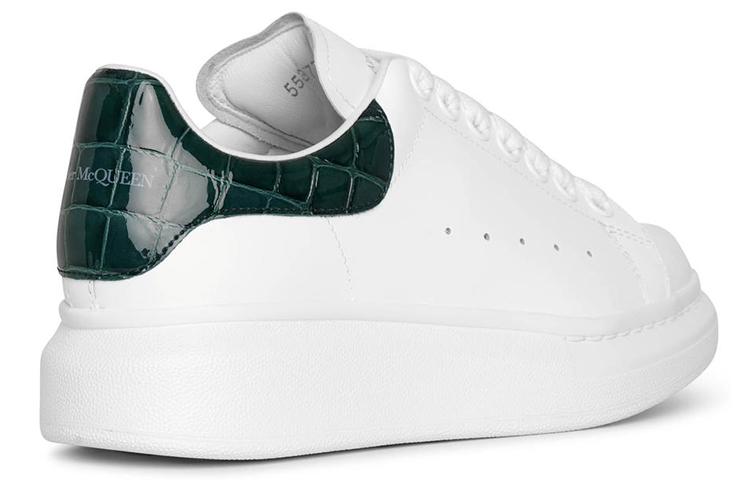 Shop (W) Zapatillas Plataforma Alexander McQueen 'Blanco Verde' 553770WIAF89448