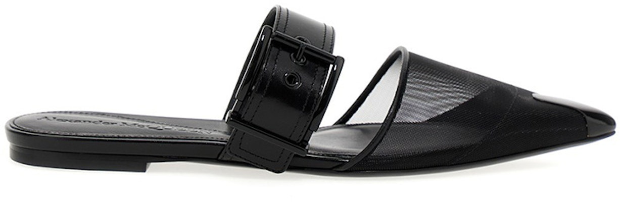 (W) Alexander McQueen Selipar Jaring Tumit Runcing 'Hitam' 744488W4AB21000 Order (W) Alexander McQueen Selipar Jaring Tumit Runcing 'Hitam' 744488W4AB21000