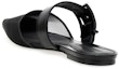 Shop (W) Alexander McQueen Selipar Jaring Tumit Runcing 'Hitam' 744488W4AB21000