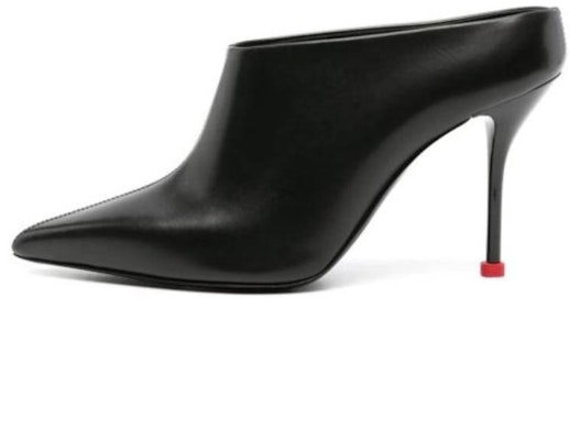 (W) Alexander McQueen Tumit Runcing Slingback Slipper 9cm 'Hitam' 789440WIFD11037 Buy (W) Alexander McQueen Tumit Runcing Slingback Slipper 9cm 'Hitam' 789440WIFD11037