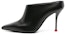 (W) Alexander McQueen Tumit Runcing Slingback Slipper 9cm 'Hitam' 789440WIFD11037