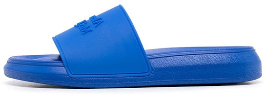 (Women) Alexander McQueen Pool Slide Ultramarine 666983W4QS04425 (Women) Alexander McQueen Pool Slide Ultramarine 666983W4QS04425