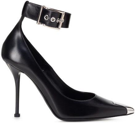 (Women) Alexander McQueen Pump 'Punk Black Leather' 709994WHSWD1081 Lookbook (Women) Alexander McQueen Pump 'Punk Black Leather' 709994WHSWD1081