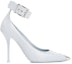 Order (W) Alexander McQueen Pam 'Punk Stud Buckle Stiletto Putih' 709994WHSWD4559