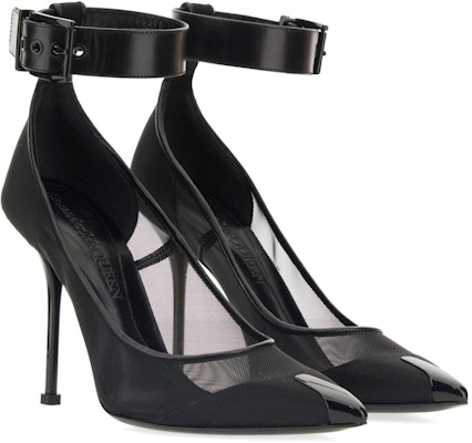 (Women) Alexander McQueen Pump Black 'Punk Mesh Pointed Stiletto' 744476W4AB21000 Lookbook (Women) Alexander McQueen Pump Black 'Punk Mesh Pointed Stiletto' 744476W4AB21000