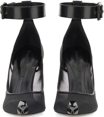 (Women) Alexander McQueen Pump Black 'Punk Mesh Pointed Stiletto' 744476W4AB21000 Shop (Women) Alexander McQueen Pump Black 'Punk Mesh Pointed Stiletto' 744476W4AB21000