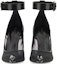 Shop (W) Alexander McQueen Pump Hitam 'Punk Mesh Pointed Stiletto' 744476W4AB21000