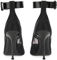 Purchase (W) Alexander McQueen Tacón Negro 'Punk Mesh de Punta y Tacón de Aguja' 744476W4AB21000