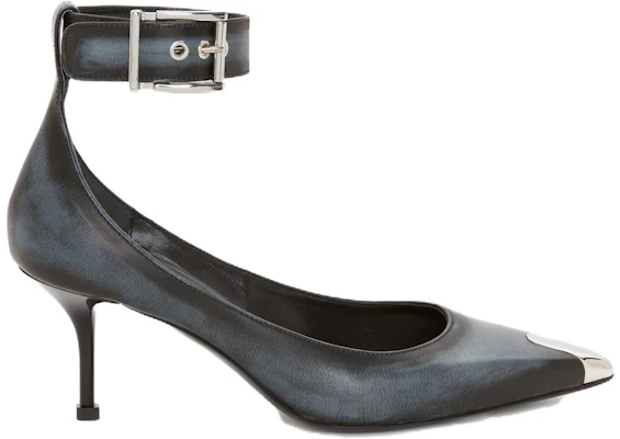 (Women) Alexander McQueen Punk 'Coal Grey Leather' 709995WHU321162 Order (Women) Alexander McQueen Punk 'Coal Grey Leather' 709995WHU321162