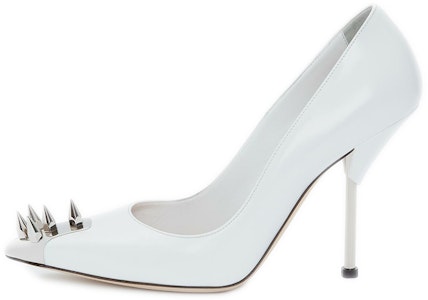 (W) Alexander McQueen Punk 'Silver Studs' Perak Berstud 651714WHV7B9071 Buy (W) Alexander McQueen Punk 'Silver Studs' Perak Berstud 651714WHV7B9071