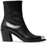 Buy (W) Alexander McQueen Punk Boot 2022 'Hitam Perak' 709986-WHSWD-1081