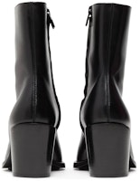 Alexander McQueen亞歷山大麥昆 皮革 高跟 拉鍊 短筒靴 女款 黑銀 Details for Alexander McQueen亞歷山大麥昆 皮革 高跟 拉鍊 短筒靴 女款 黑銀