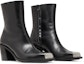 Cheap (W) Alexander McQueen Punk Boot 2022 'Hitam Perak' 709986-WHSWD-1081