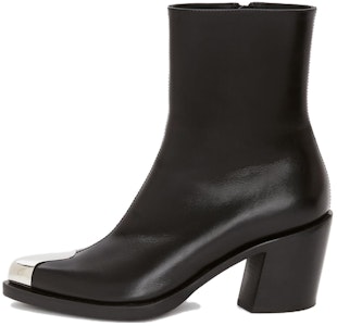 Alexander McQueen亞歷山大麥昆 皮革 舒適簡約 短筒靴 7cm 女款 黑色 Buy Alexander McQueen亞歷山大麥昆 皮革 舒適簡約 短筒靴 7cm 女款 黑色