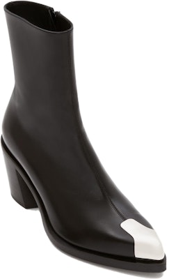(Women) Alexander McQueen Punk Boot 'Black Silver' 709986-WIDY1-1081 Order (Women) Alexander McQueen Punk Boot 'Black Silver' 709986-WIDY1-1081