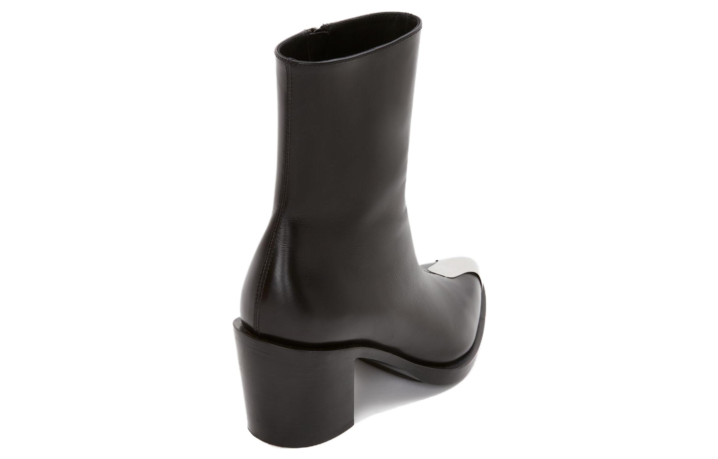 Lookbook (W) Alexander McQueen Punk Boot 'Hitam Perak' 709986-WIDY1-1081