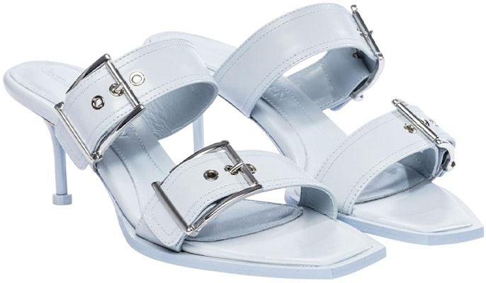 (W) Alexander McQueen Punk Buckle 'Kulit Kelabu' 709991WHSWD4559 Order (W) Alexander McQueen Punk Buckle 'Kulit Kelabu' 709991WHSWD4559