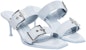 (W) Alexander McQueen Punk Buckle 'Kulit Kelabu' 709991WHSWD4559