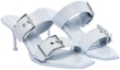 Order (W) Alexander McQueen Punk Buckle 'Kulit Kelabu' 709991WHSWD4559
