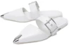 Lookbook (Women) Alexander McQueen Punk Leather Flat 'Ivory' 733188WHSWD9359