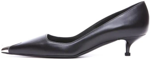 (Women) Alexander McQueen Punk Leather High Heel 'Black Stiletto' 757496WIEA11081 (Women) Alexander McQueen Punk Leather High Heel 'Black Stiletto' 757496WIEA11081