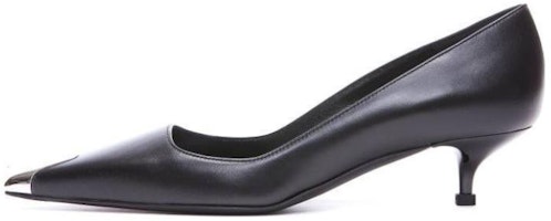 (Women) Alexander McQueen Punk Leather High Heel 'Black Stiletto' 757496WIEA11081 (Women) Alexander McQueen Punk Leather High Heel 'Black Stiletto' 757496WIEA11081