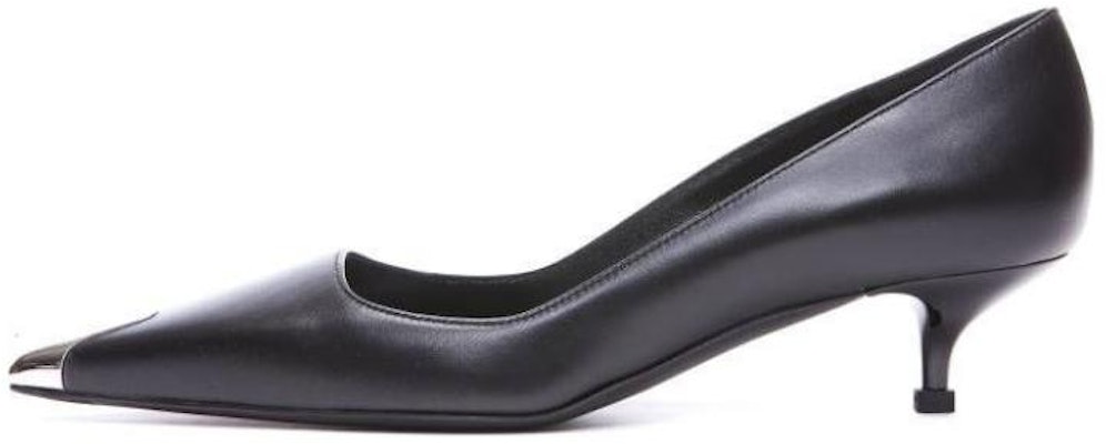 (Women) Alexander McQueen Punk Leather High Heel 'Black Stiletto' 757496WIEA11081 Buy (Women) Alexander McQueen Punk Leather High Heel 'Black Stiletto' 757496WIEA11081