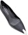 (W) Alexander McQueen Kasut Tumit Tinggi 'Black Stiletto' Kulit Punk 757496WIEA11081