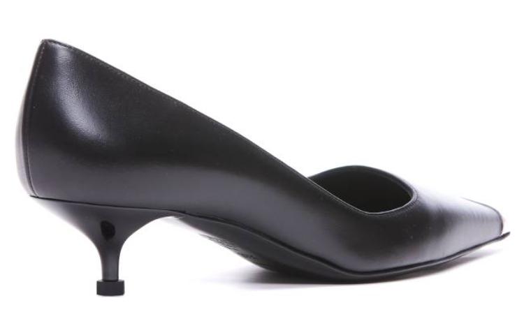 Lookbook (W) Alexander McQueen Talon Haut Punk en Cuir ''Stiletto Noir'' 757496WIEA11081