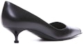Lookbook (W) Alexander McQueen Kasut Tumit Tinggi 'Black Stiletto' Kulit Punk 757496WIEA11081