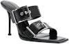 Order (W) Alexander McQueen Punk Leather Slide 'Fesyen Hitam' 709990WHSWD1081