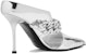 (W) Alexander McQueen Punk Kulit Gelongsor 'Perak' 719501W4UQ38100