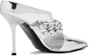 Purchase (W) Alexander McQueen Punk Kulit Gelongsor 'Perak' 719501W4UQ38100