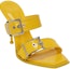 Order (W) Alexander McQueen Punk Selipar Kulit 'Fesyen Kuning' 709990WHSWD7097