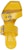 (W) Alexander McQueen Punk Selipar Kulit 'Fesyen Kuning' 709990WHSWD7097